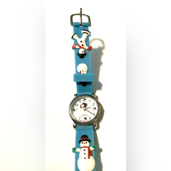 Geneva quartz wrist watch. Animated snowman - Picture 3 of 4